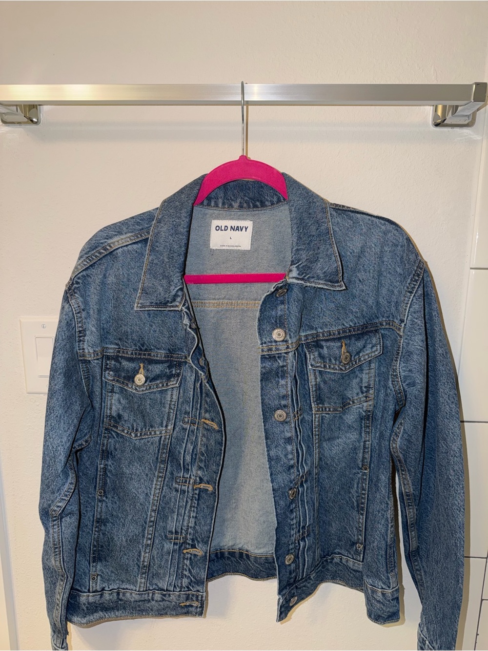 Old Navy Medium Blue Denim Jacket